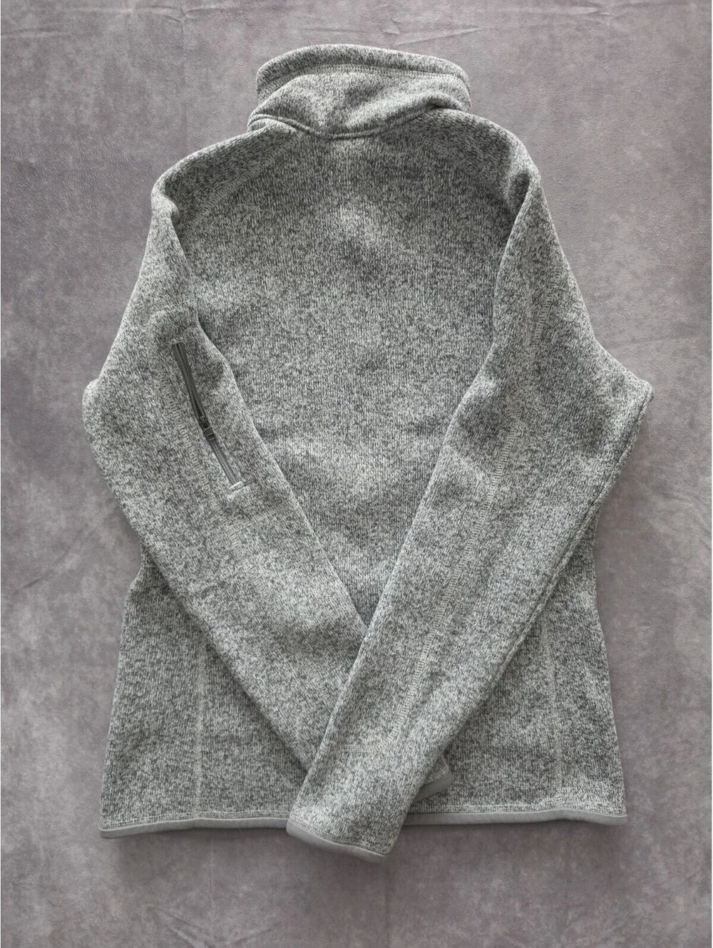Patagonia Better Sweater Full Zip Fleece Jacket Women's Medium Gray Hiking